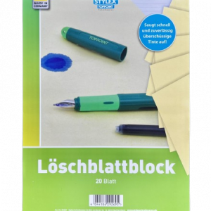 Löschblattblock