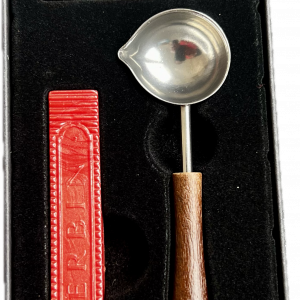 Wachssiegelset mit Schmelzlöffel